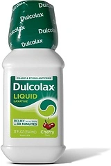 Dulcolax Saline Laxative Liquid, Fast & Gentle Constipation Relief, 12 fl. oz.