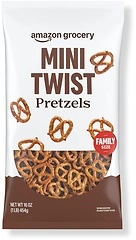Amazon Grocery, Mini Twist Pretzels, 16 Oz