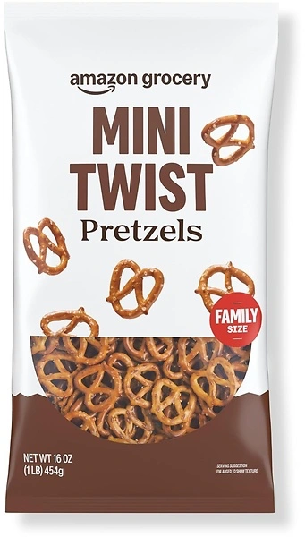 Amazon Grocery, Mini Twist Pretzels, 16 Oz
