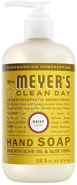 MRS. MEYER'S CLEAN DAY Hand Soap, Daisy Scent, 12.5 Fl Oz Bottle