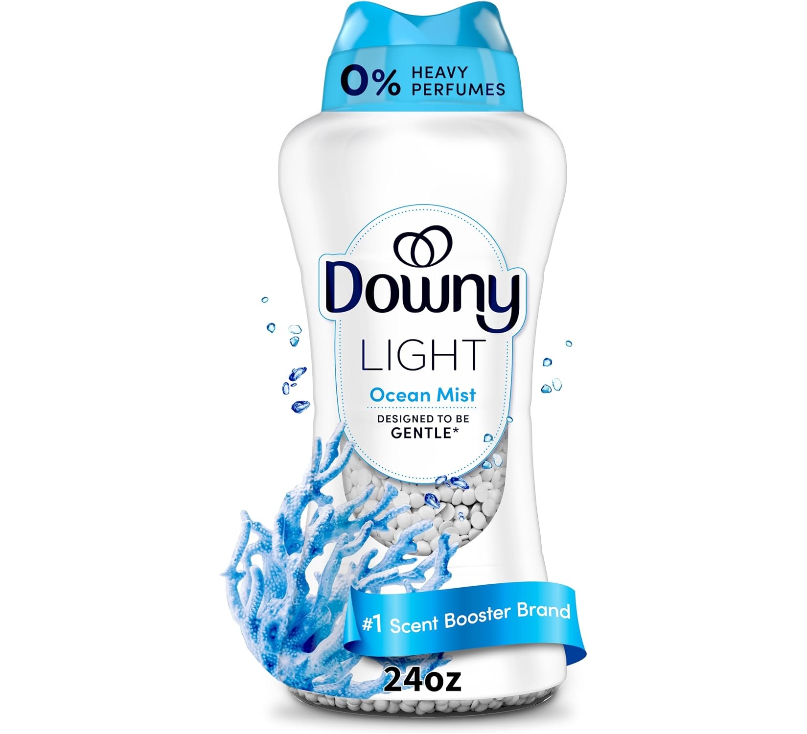 Downy Light Laundry Scent Booster Beads, Ocean Mist Scent, 24 OZ
