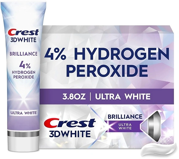 Crest 3D White Brilliance Pro Ultra White Toothpaste, 3.8 oz, Anticavity Fluoride