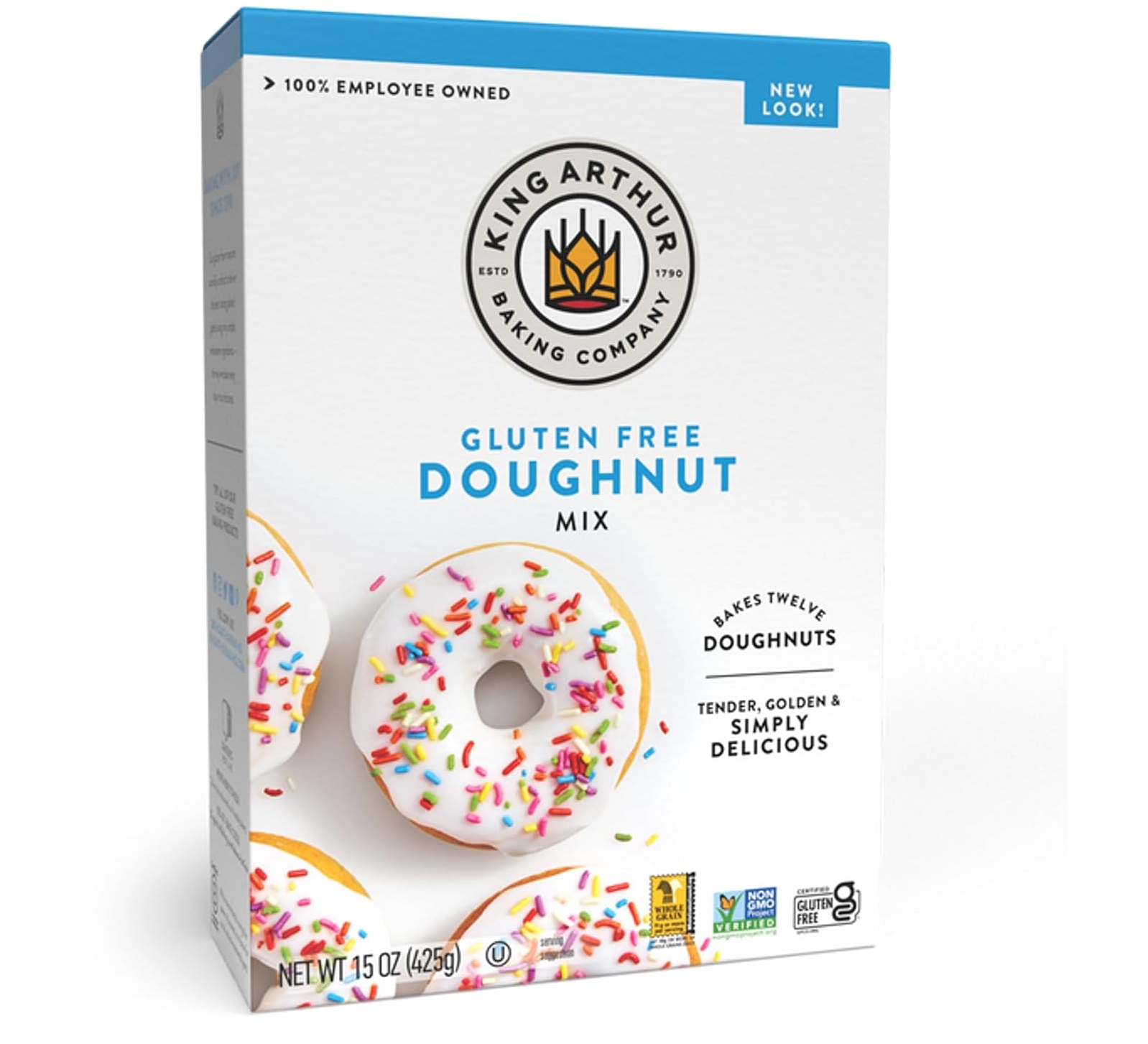 King Arthur Gluten-Free Doughnut Mix, 15 oz., Baking and Breakfast Mix