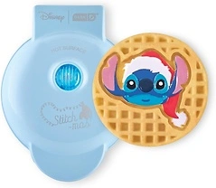 Disney Dash Stitch Santa Mini Waffle Maker - Holiday Waffle Maker