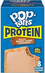 Pop-Tarts Protein Toaster Pastries, 10g Protein, Brown Sugar Cinnamon, 8 Count
