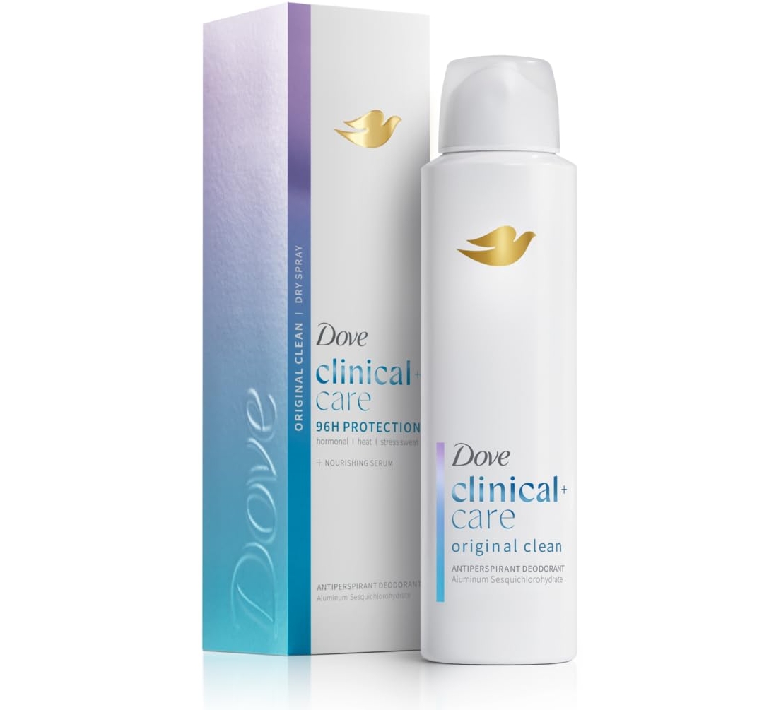 Dove Clinical + Care Antiperspirant Deodorant Dry Spray for Women, 3.8 oz