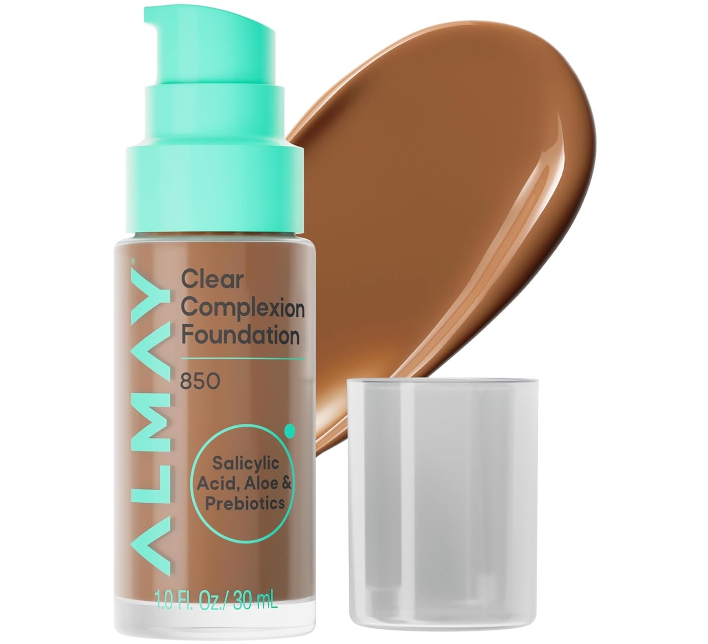 Almay Clear Complexion Foundation, Oil-Free for Acne-Prone Skin, 1 fl oz