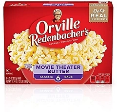Orville Redenbacher's Popcorn, Movie Theater Butter Flavor, 3 oz., 6-ct