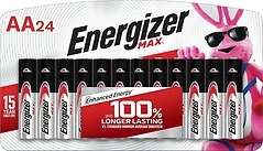 Energizer AA Batteries, MAX Double AA Battery Alkaline, 24 Count