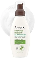Aveeno Positively Radiant Clear Complexion Foaming Face Cleanser, 6 fl. oz