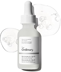 The Ordinary Niacinamide 10 + Zinc 1, Smoothing Serum for Blemish-Prone Skin, 1 Fl Oz