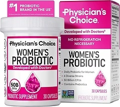 Physician's CHOICE Probiotics for Women, 50 Billion CFU, 30 CT