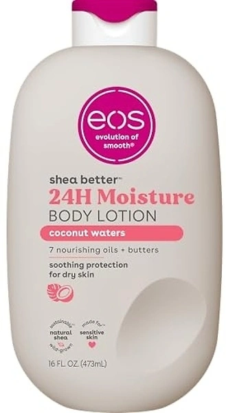 eos Shea Better Body Lotion- Coconut Waters, Natural Shea Butter, 16 fl oz