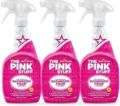 Stardrops The Pink Stuff Miracle Bathroom Foam Cleaner, 750ml, 3-Pack Bundle