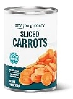 Amazon Grocery, Canned Sliced Carrots, 14.5 Oz
