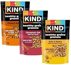 Kind Healthy Grains Granola Variety Pack, Gluten Free, 11oz, 3 Count