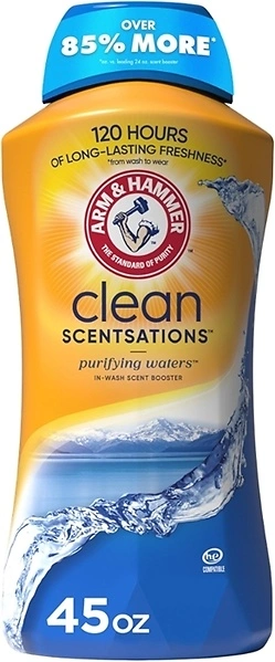 Arm & Hammer Clean Scentsations Scent Booster, Laundry Purifying, 45 Oz