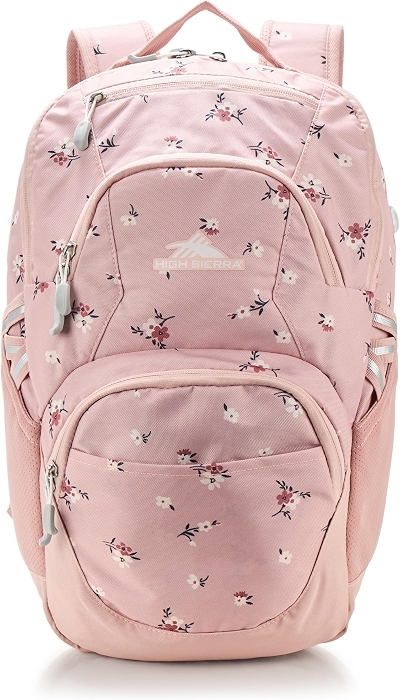 High Sierra Swoop Backpack, Travel or Work Bookbag with Tablet Sleeve, One Size