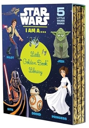 Star Wars: I Am a... Little Golden Book Library - 5 Books, Pilot, Jedi, Droid, Sith