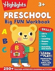 Preschool Big Fun Workbook: Learning Workbook with 250+ Practice Games and Puzzles