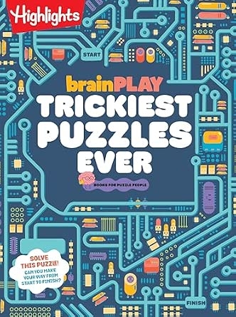 brainPLAY Trickiest Puzzles Ever: Extra Tricky Brain Teasers, 200 Games for Kids