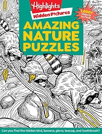 Amazing Nature Puzzles: Explore & Discover with 100 Fun Hidden Pictures for Kids