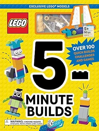 LEGO Books: 5-Minute Builds, 100+ Quick Model Ideas, Basic Brick Kit and Activities!