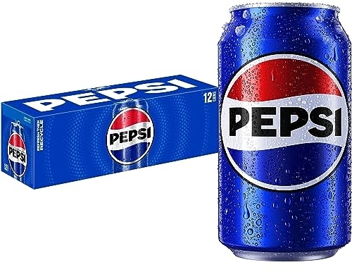 Pepsi Cola Soda, 12 Fl Oz Cans (Pack of 12)