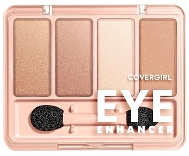 COVERGIRL Eye Enhancers 4-Kit Eyeshadow, Silky Sheer Formula, Cruelty-free