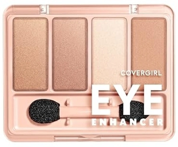 COVERGIRL Eye Enhancers 4-Kit Eyeshadow, Silky Sheer Formula, Cruelty-free