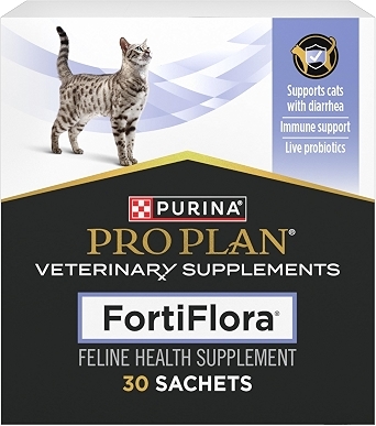 Purina Pro Plan Vet Supplements FortiFlora Cat Probiotic Powder, 30 ct