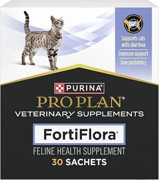 Purina Pro Plan Vet Supplements FortiFlora Cat Probiotic Powder, 30 ct