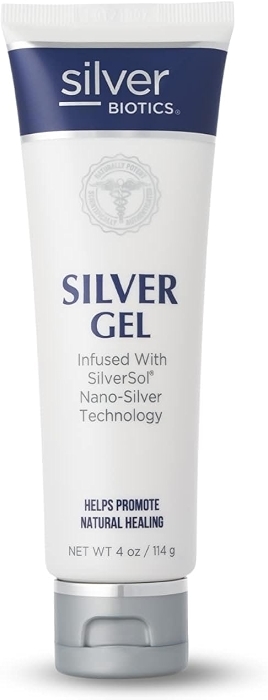 Silver Biotics Multivalent SilverSol 20 PPM Soothing Skin Gel, 4 Oz
