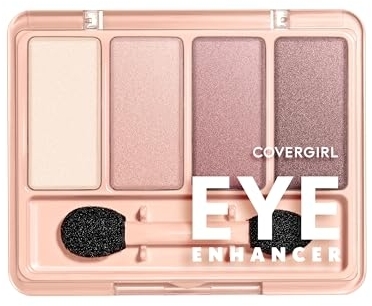 COVERGIRL Eye Enhancers 4-Kit Eyeshadow, Silky Sheer Formula, 100% Cruelty-Free