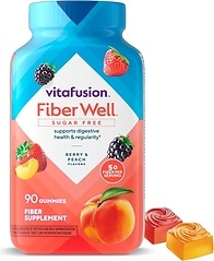 Vitafusion FiberWell Fiber Gummies Sugar Free GLP-1 Friendly