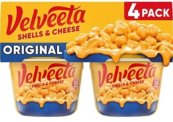 Velveeta Shells and Cheese Mac and Cheese Dinner, 4 Cups, Original, 2.39 oz