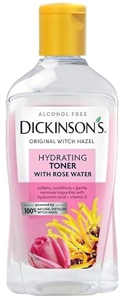 Dickinson's Witch Hazel Hydrating Toner with Rosewater 16 Fl Oz