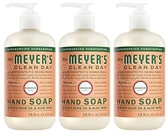 MRS. MEYER'S CLEAN DAY Liquid Hand Soap, Geranium, 12.5 fl oz, 3 Pack