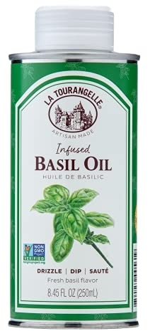 La Tourangelle Basil Oil, for Salad Dressings, Dipping, Sauces, 8.45 fl oz