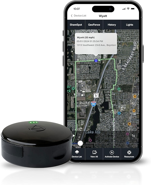 LandAirSea 54 GPS Tracker - Magnetic, Waterproof, Global Tracking, Long Battery