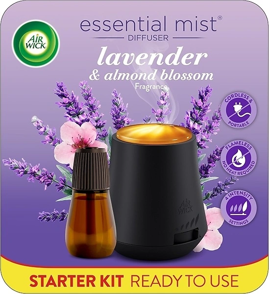 Air Wick Essential Mist Air Freshener Diffuser & 1 Refill Lavender & Almond