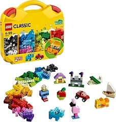 LEGO Classic Creative Suitcase 10713 - Sorting Storage Organizer Case with Bricks