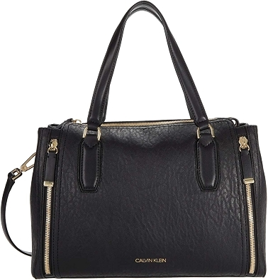 Calvin Klein Women's Bubble Lamb Organization Satchel Handbag