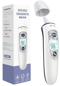 Ear and Forehead Thermometer for Adults & Kids, 1s Accurate Result