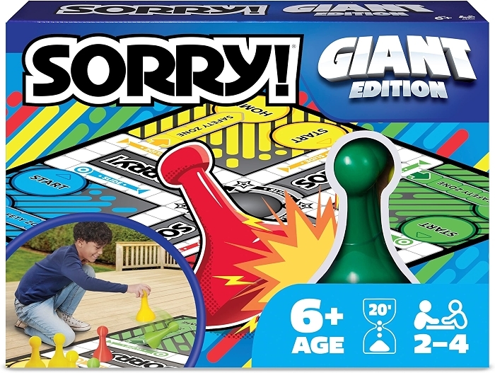 Spin Master Games Sorry! Giant Edition Classic Board Game for Kids