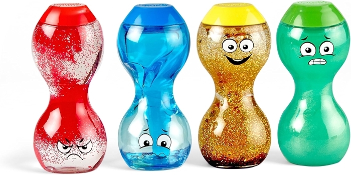 hand2mind Express Your Feelings Sensory Bottles-Primary Emotions