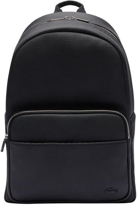 Lacoste Men's Classic Laptop Pocket Backpack, Black, One Size