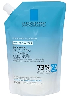 La Roche-Posay Toleriane Purifying Foaming Facial Cleanser, 13.52oz