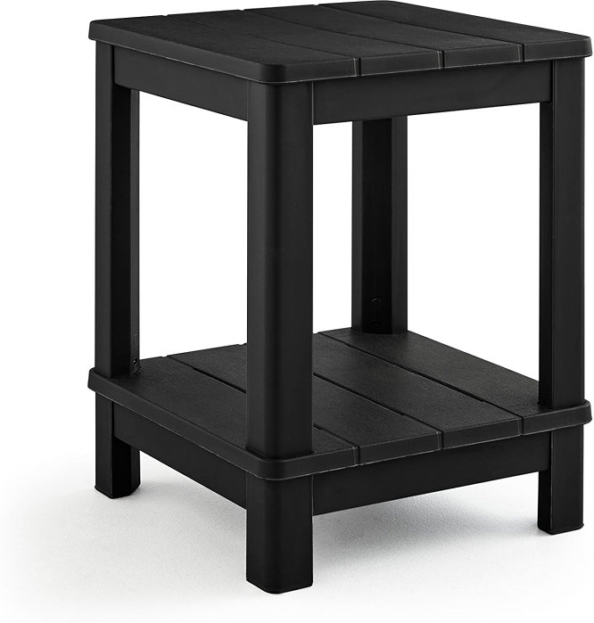 Keter Deluxe Adirondack Side Table - Black