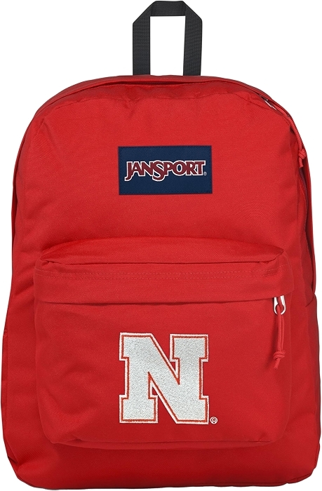 JanSport NCAA Nebraska Cornhuskers Superbreak Plus Backpack with 15'' Laptop Sleeve